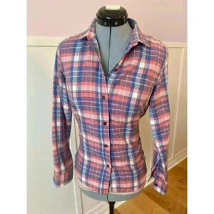 Current/Elliott Plaid Button Down size 0